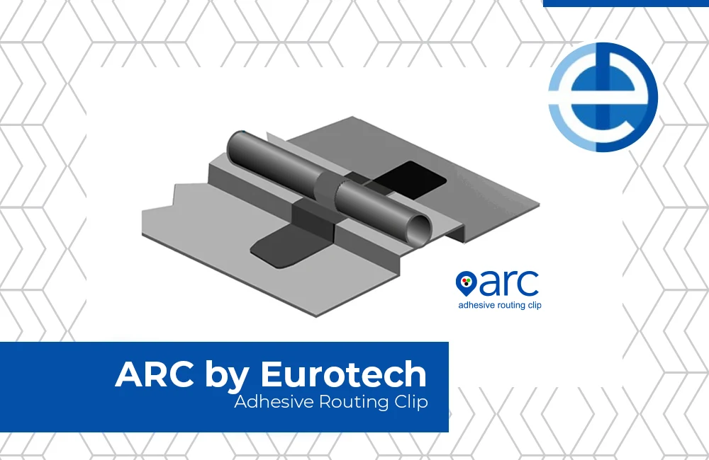 arc by eurotech adhesive routing clip wire harness bundling